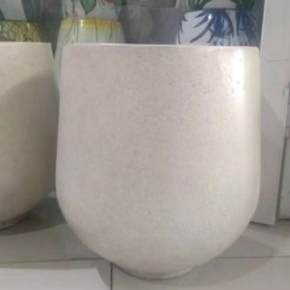 pot teraso model gendang diameter 40 cm / pot marmer