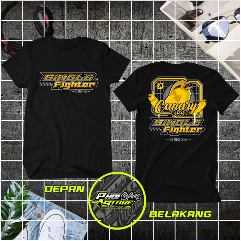 kaos kicau mania,burung kenari