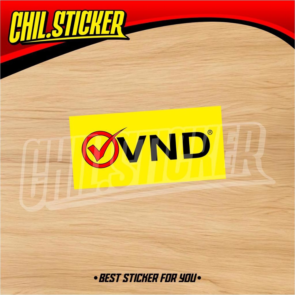 STIKER VND RACING sticker vnd racing race