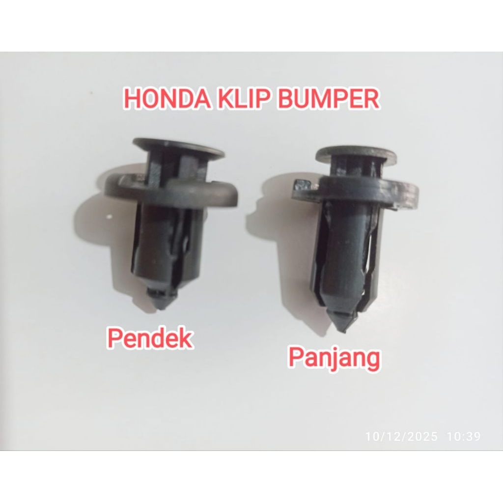Paket 10 Pcs Klip Kancing Bumper / Bemper Mobil HONDA Jazz BRV Civic Brio