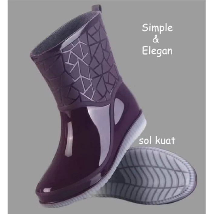 HOT PRODUCT SEPATU KARET WANITA SEPATU BOOTS WANITA - SEPATU BOOT PENDEK