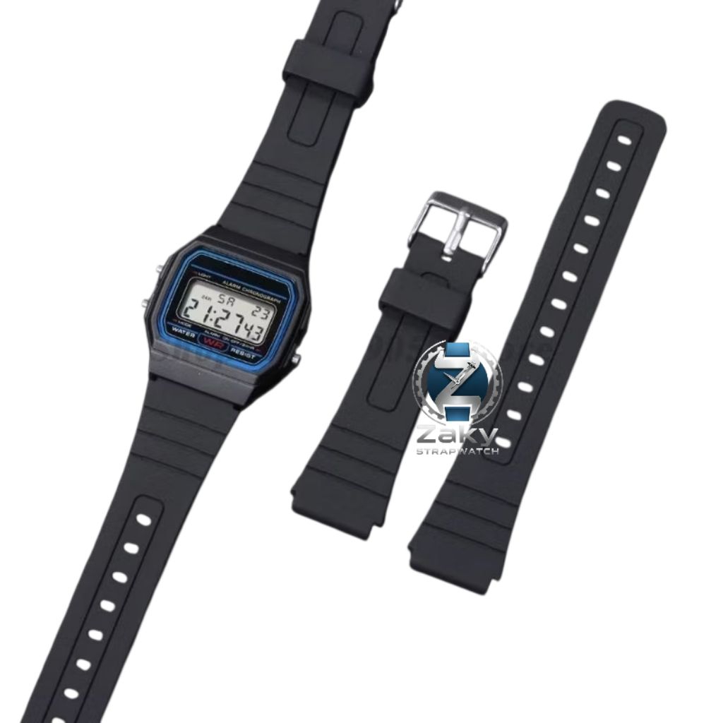 Strap Wacth Tali Jam Tangan Casio 217 W-217H F-91H W-59 AW-48HE