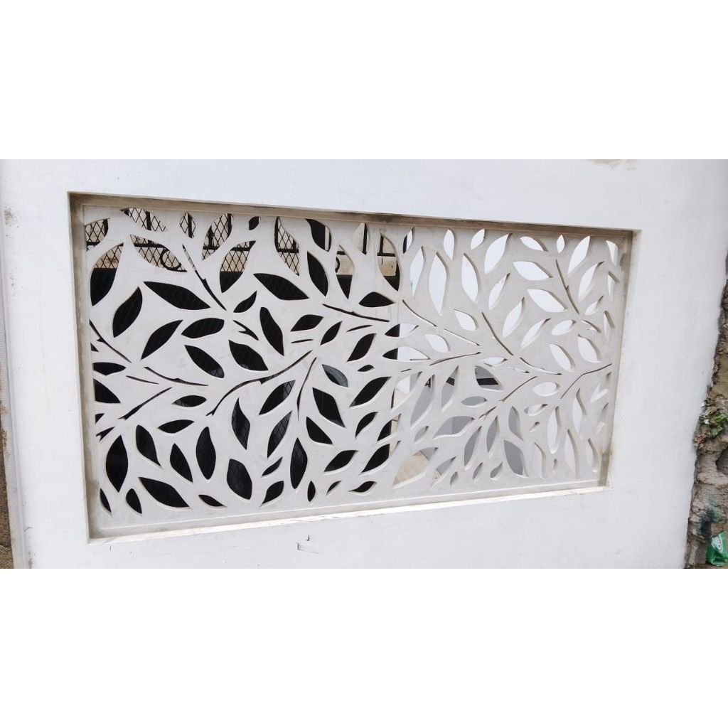 GRC KRAWANGAN MOTIF BUNGA FLORAL DEKORASI DINDING PERM2