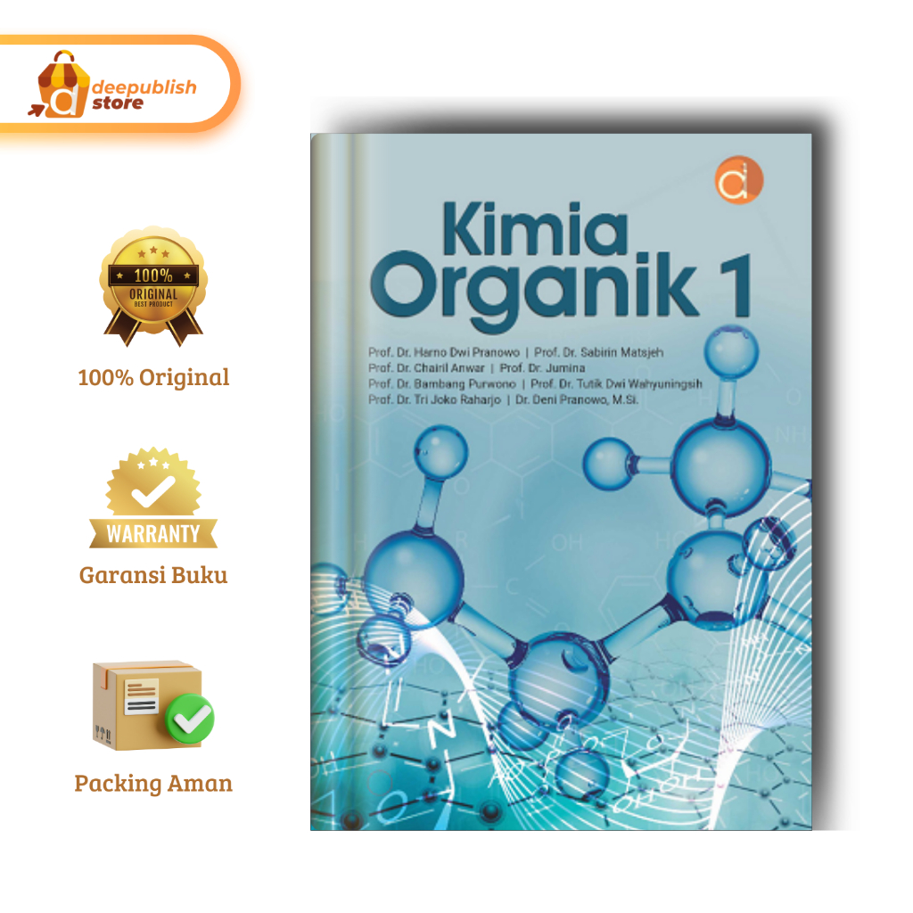 Deepublish | Buku Kimia Organik 1 | Buku Kimia | Original