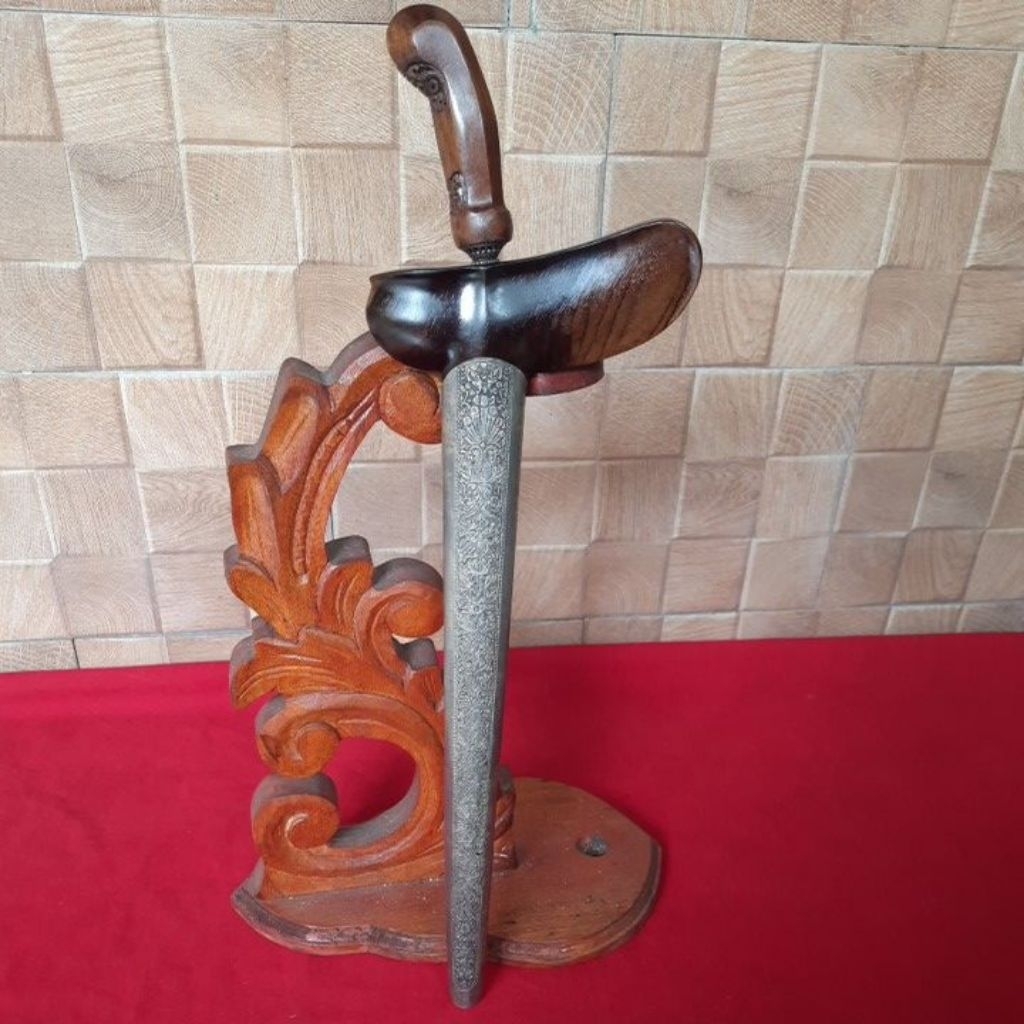 Keris Jalak Sangu Tumpeng Sepuh,Bilah Gligir,Pamor Melati Tumpuk,Wos Wutah