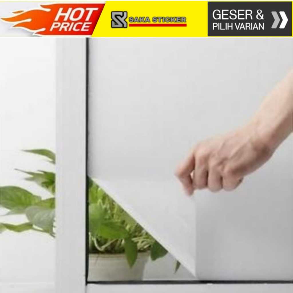 STICKER KACA JENDELA RUMAH SANDBLAS BLUR BURAM