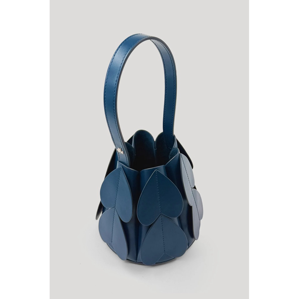 New Locule Marine Bucket Wine Petit Cone Bag White Bayou PeggyHartanto Peggy Hartanto Jastip Origina
