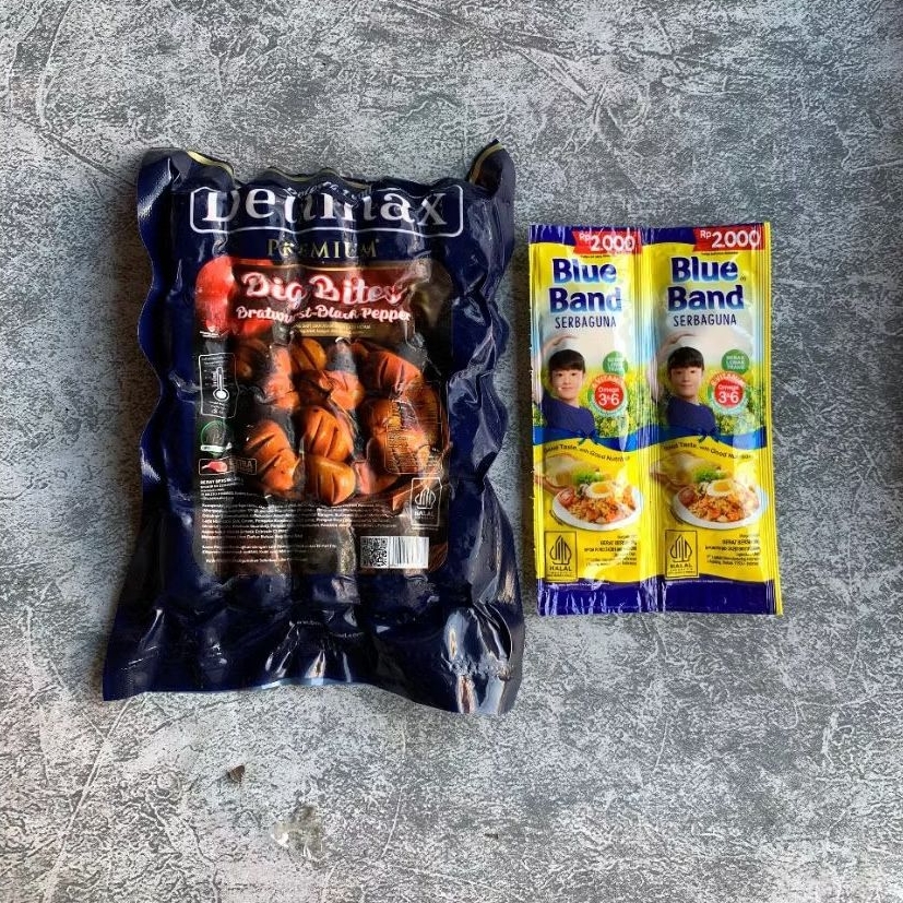 DELIMAX BIGBITES SOSIS BPP + FREE MARGARIN 500gr