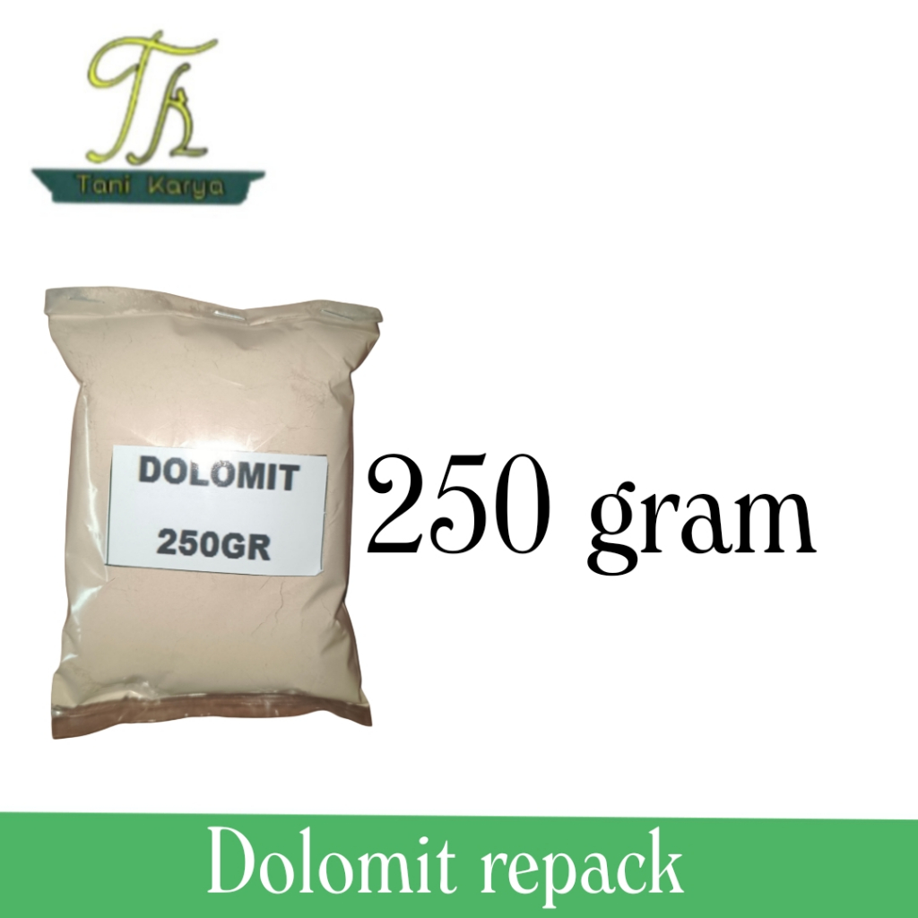 PUPUK DOLOMIT KEBOMAS KEMASAN REPACK 250GR,150GR,50GR/ PUPUK KAPUR PERTANIAN KEBOMAS