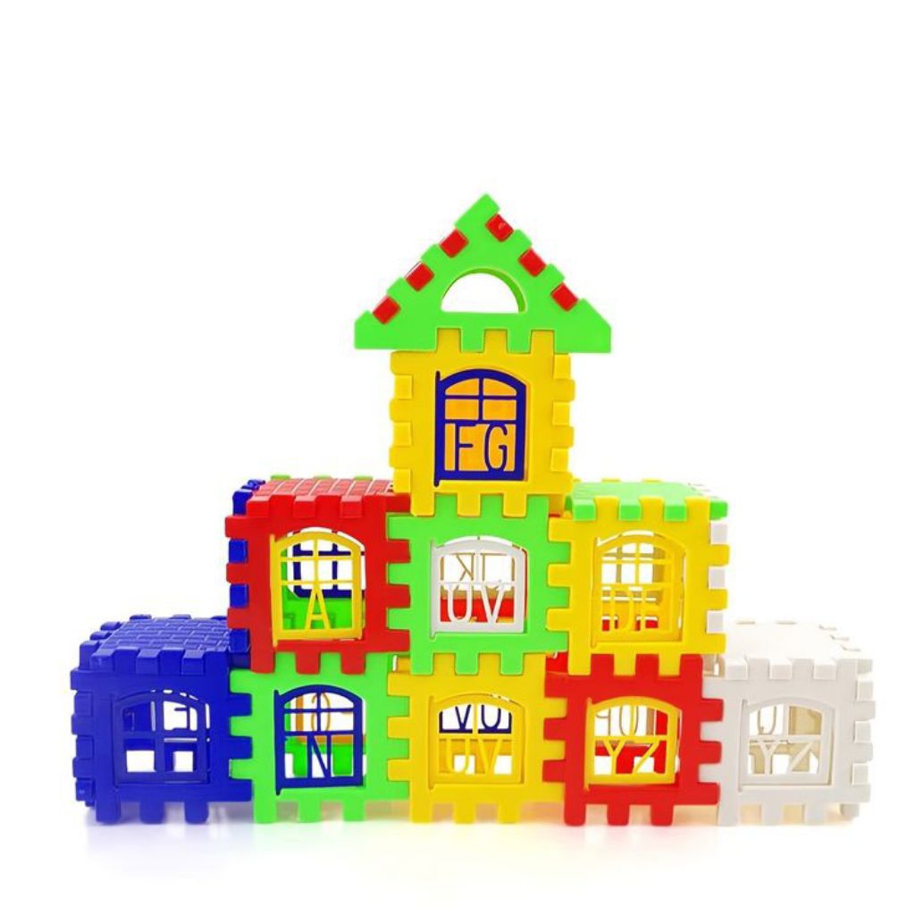 Mainan Puzzle rumah 1pack/puzzle merakit rumah