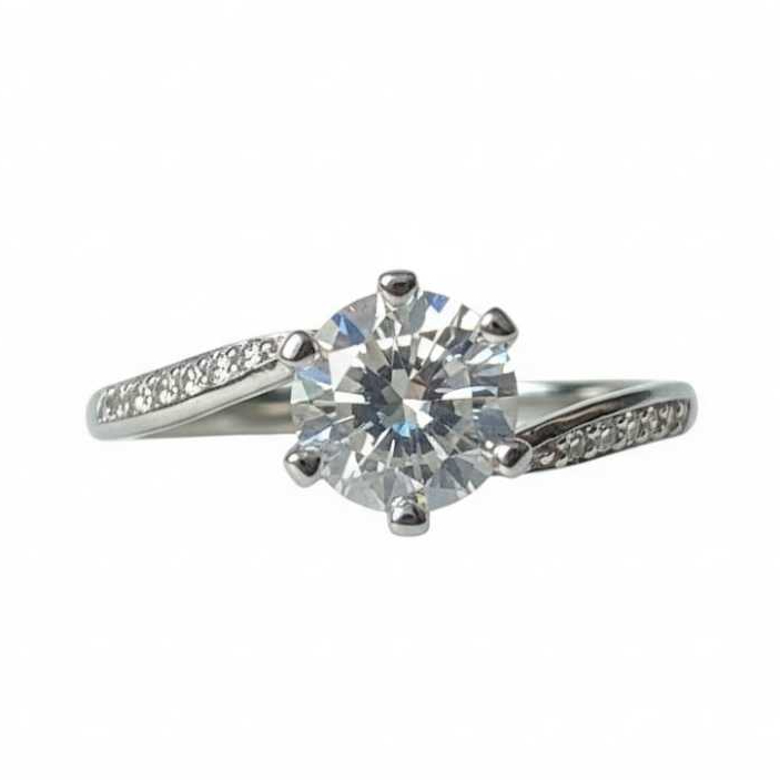 Cincin HSMC, Fashion model mata berlian kilat dengan hiasan berlian kecil kecil