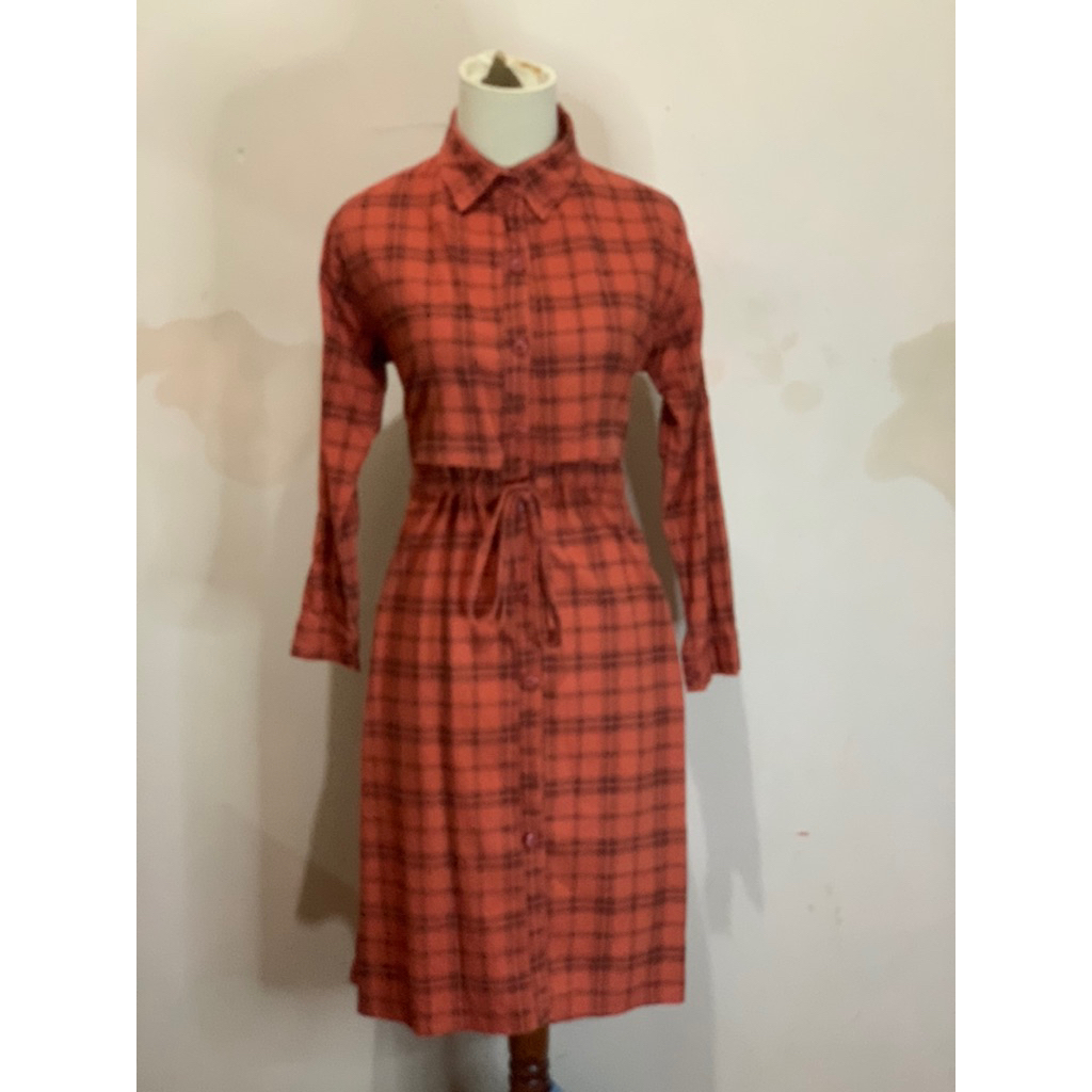 tunik mustard tali pinggang