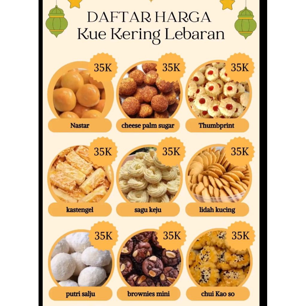 aneka kue kering kue lebaran termurah 2026/ kue terlaris