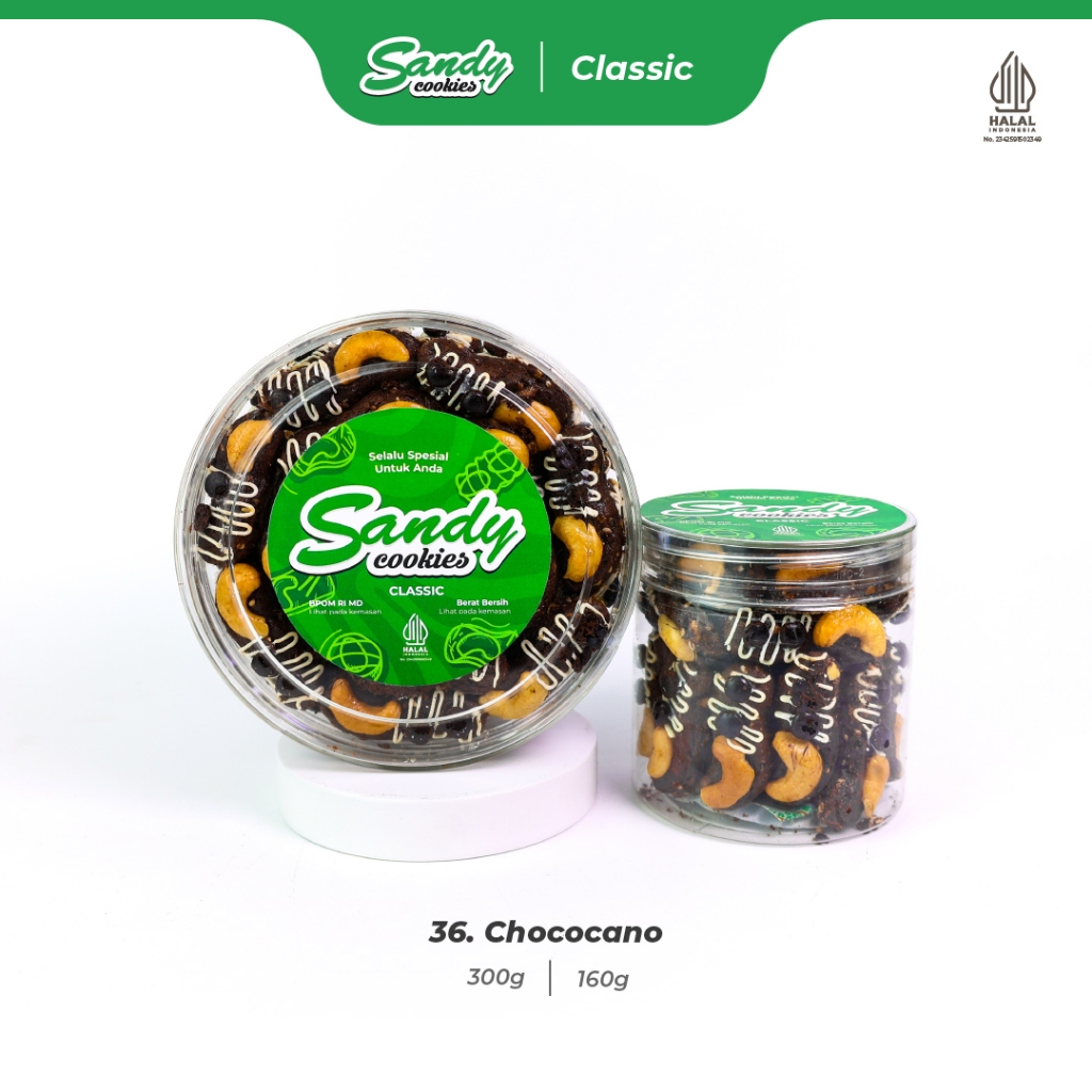 36. Chococano - Kue Kering Sandy Cookies Classic