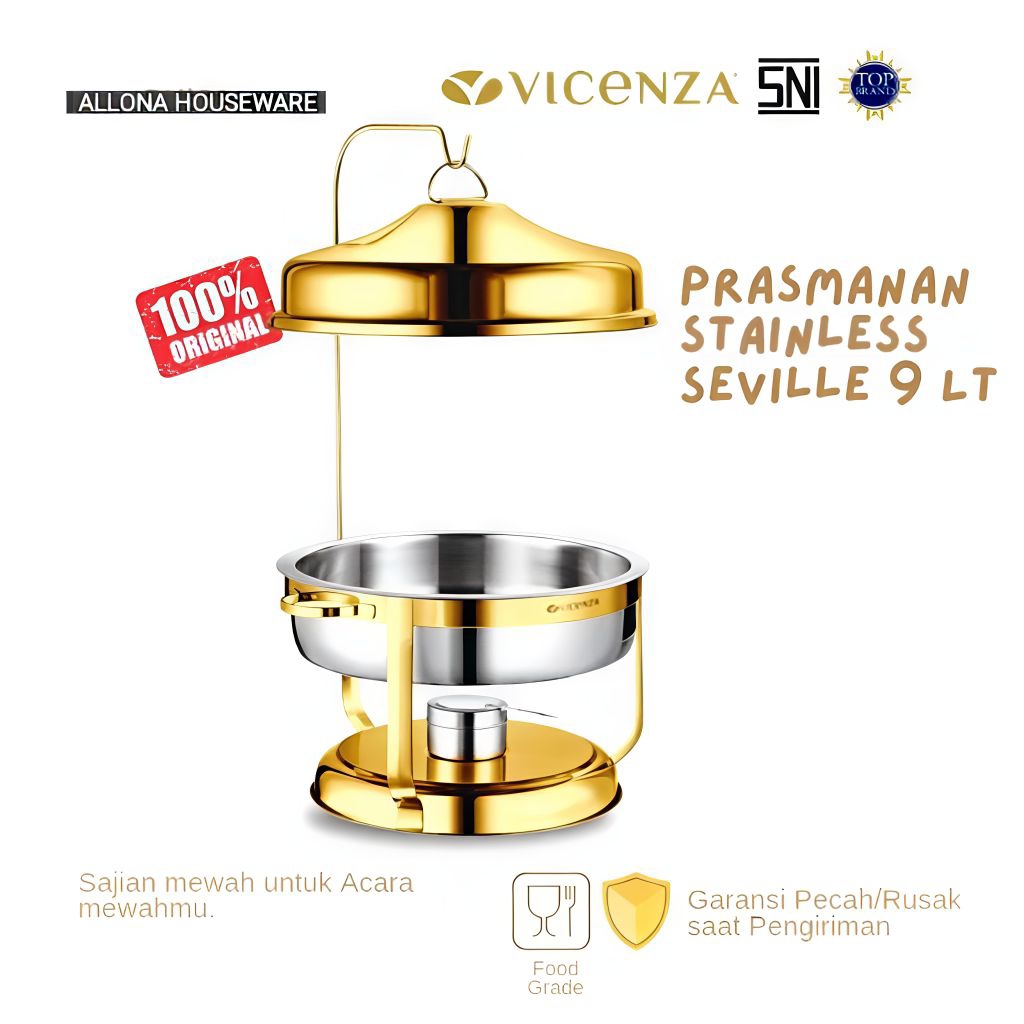 PRASMANAN GANTUNG 9 LITER STAINLESS STEEL VICENZA VCF02