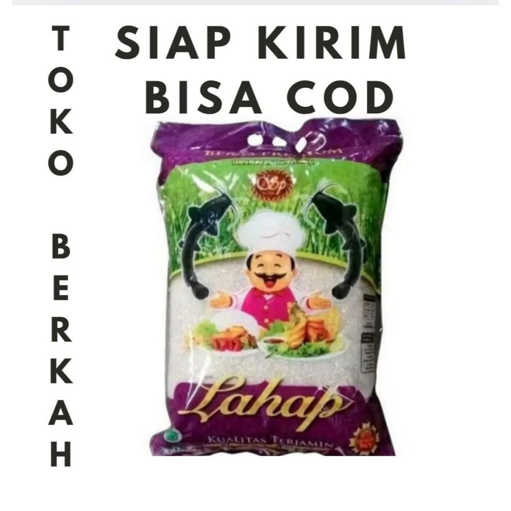( COD SIAP KIRIM ) ANEKA BERAS 5KG LAHAP LELE / SANIA / JAN EDOZZ DAN MERK LAINNYA