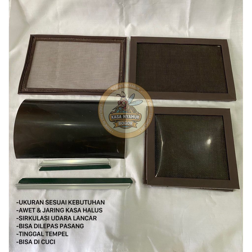kasa nyamuk ruang AC | penutup ventilasi ruangan AC | kasa nyamuk ventilasi jendela loster | ventila