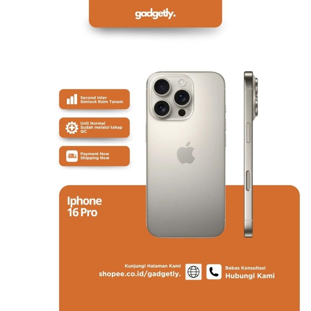 iP 16 Pro Second Inter Original 128GB/256GB
