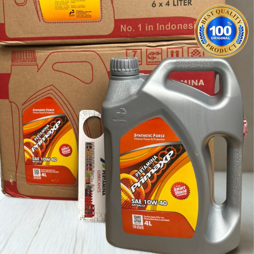 PRIMAXP SAE 10W-40 100%ORIGINAL PERTAMINA OLI MOBIL BENSIN