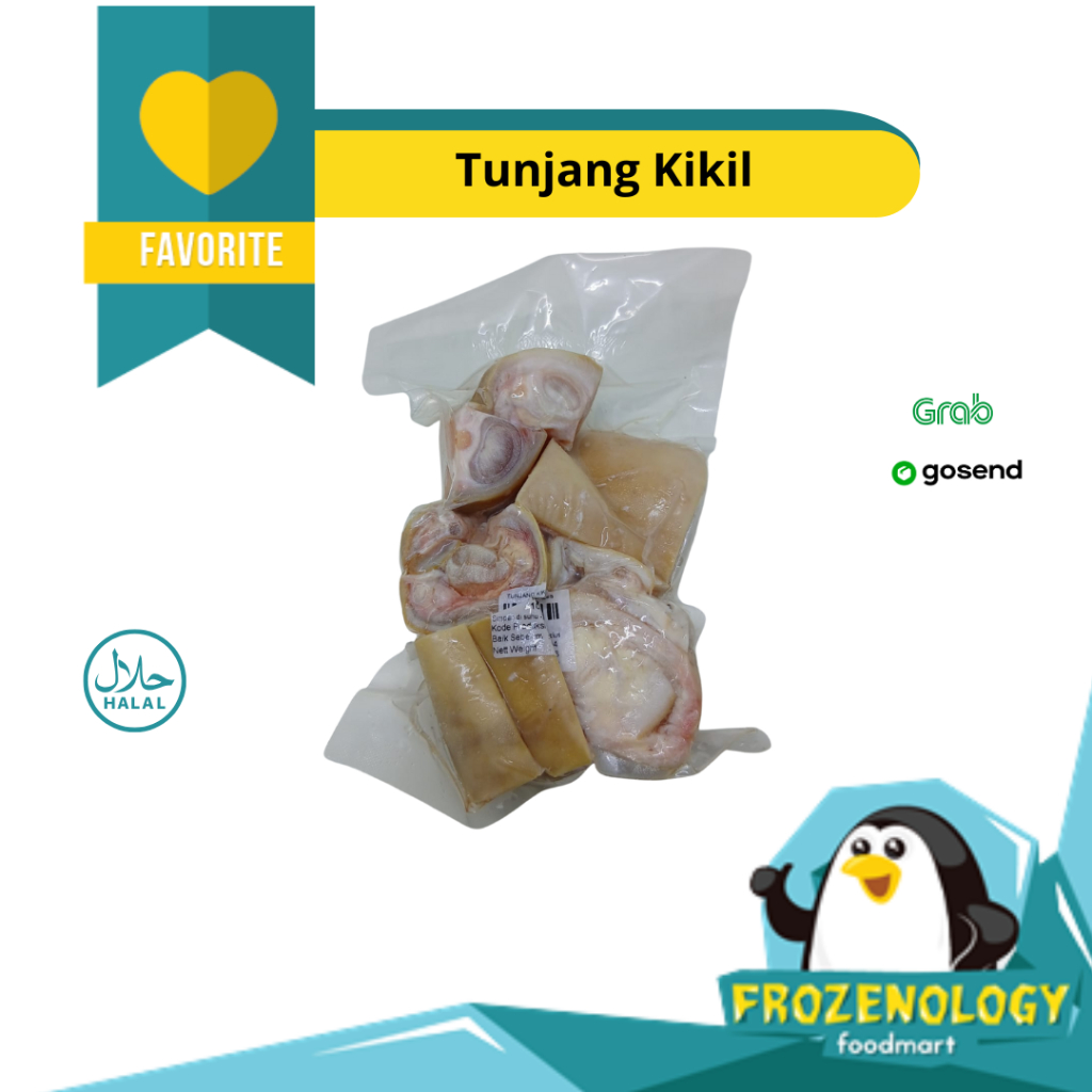 Tunjang Kikil kaki sapi bersih siap olah Standar resto Padang 500 gr Terlaris