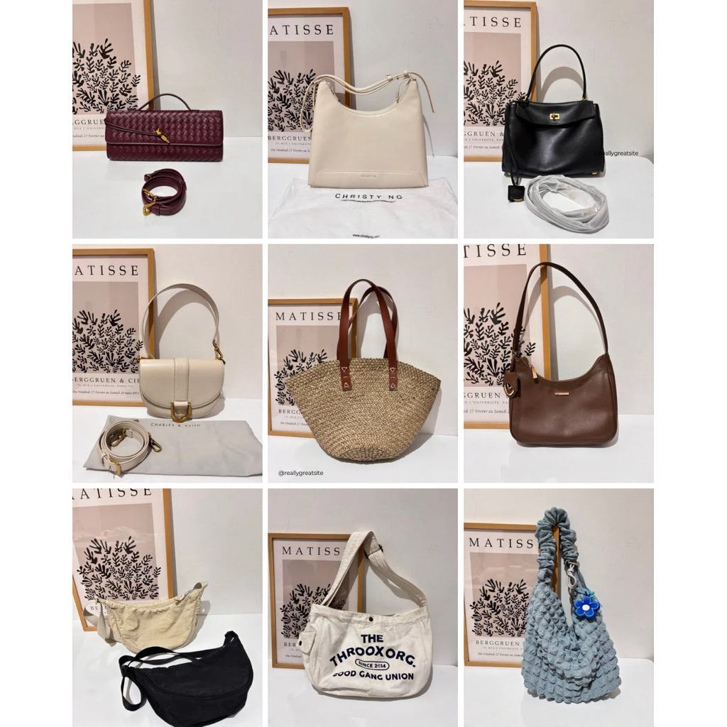 Preloved Bag Tas Second Carier Totebag Waistbag ck christyng charles keith