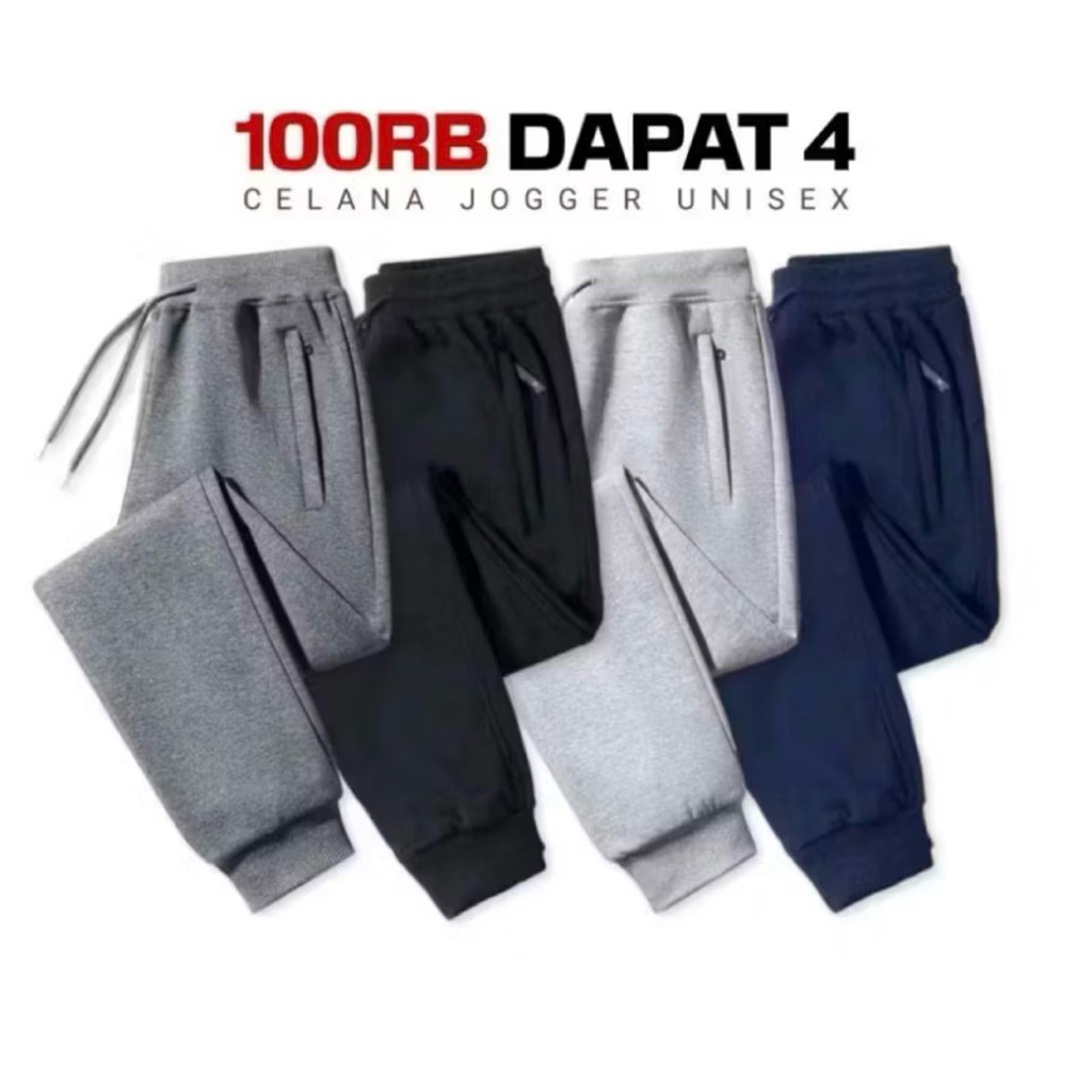 Celana Jogger Panjang pria wanita Training trening trining terening Jogger Gym olahraga jumbo style 