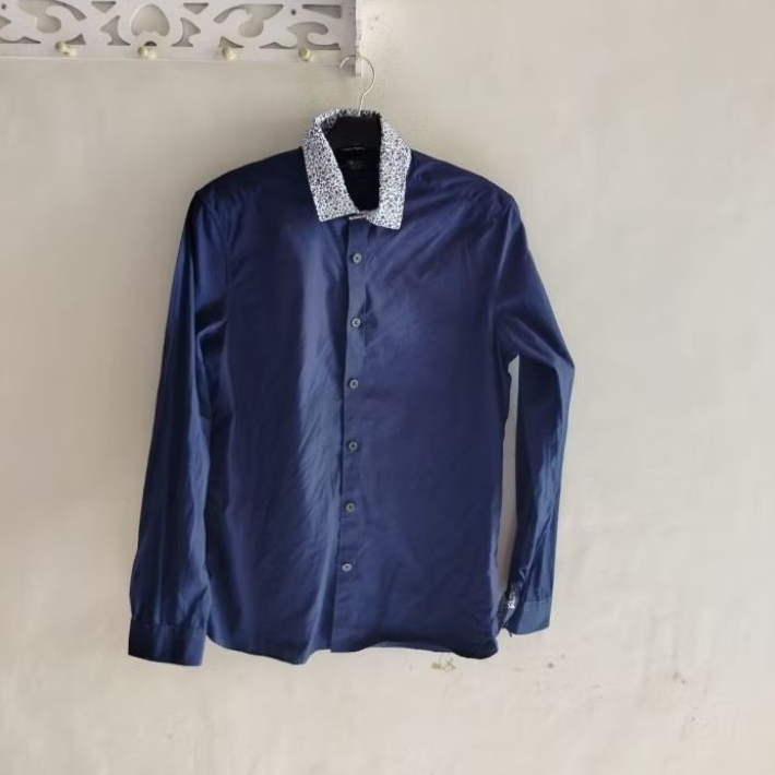 kemeja slim fit pria g2000 SIZE S