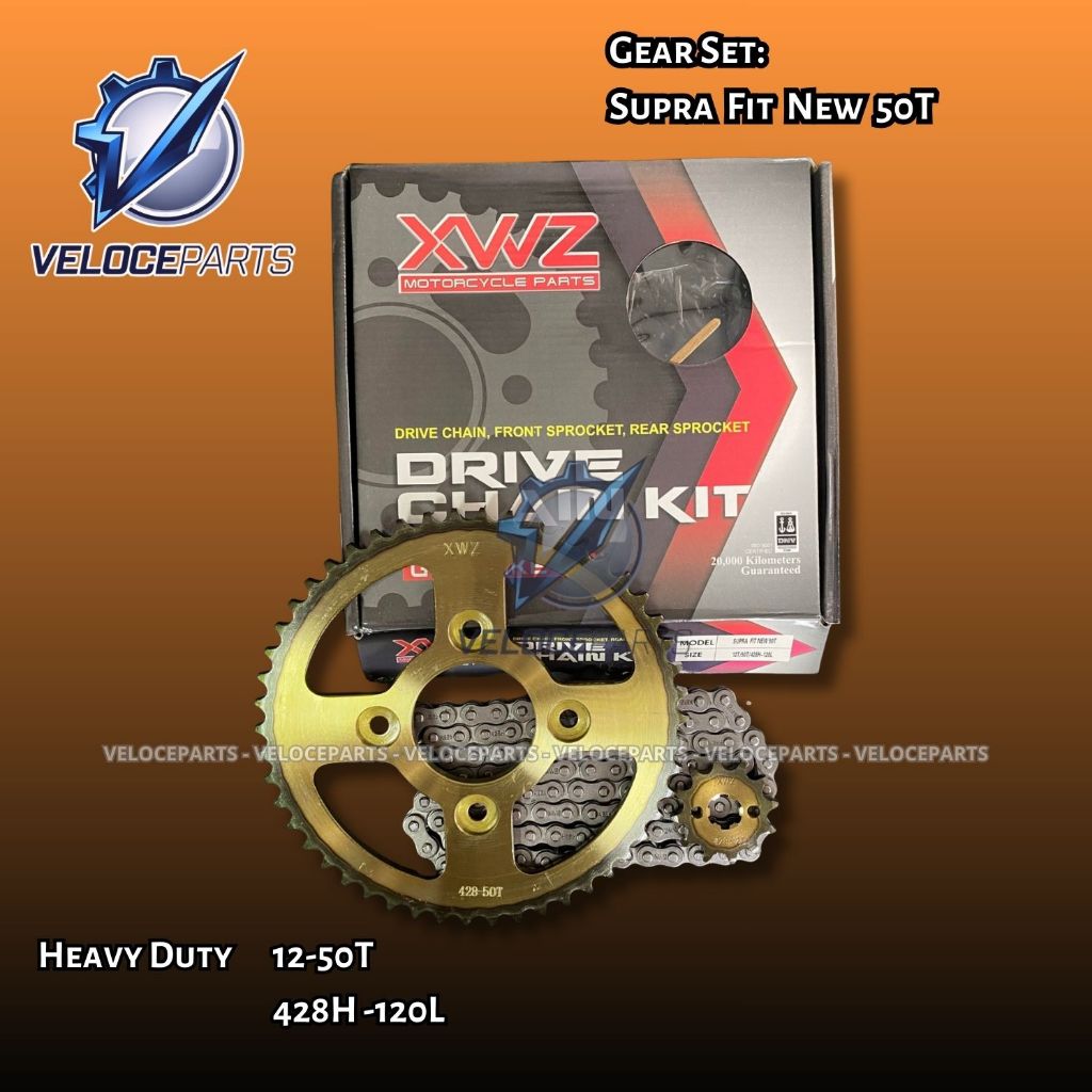 GEAR SET XWZ Supra Fit New 50T