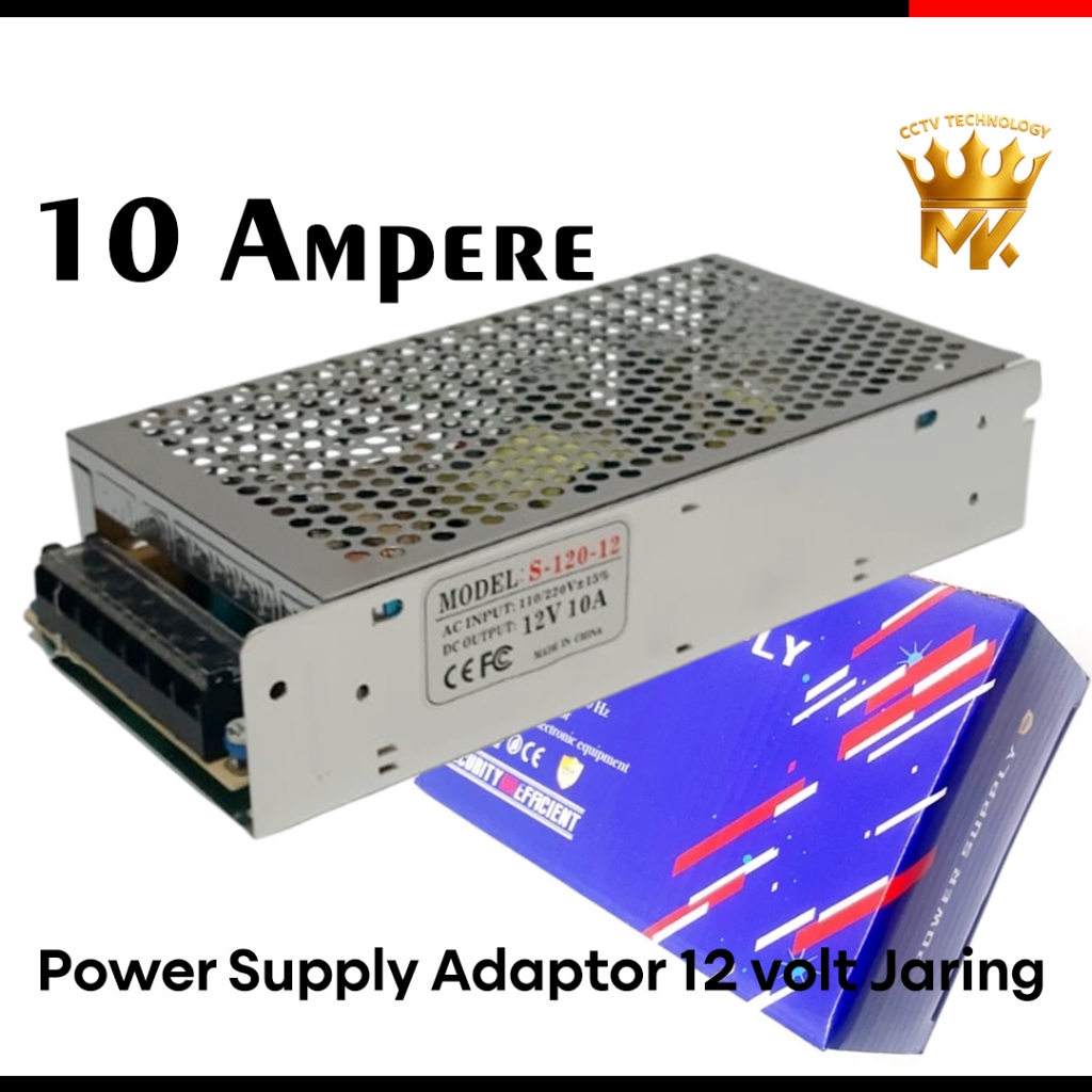 Power Supply 12V 10A Adaptor CCTV 20A 12V Adaptor lampu led Adaptor 30 Ampere 12V Adaptor 12V