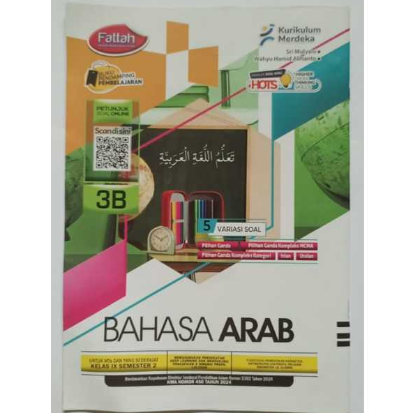 LKS SMP/MTS BAHASA ARAB KELAS 9 SEMESTER 2 KURIKULUM MERDEKA