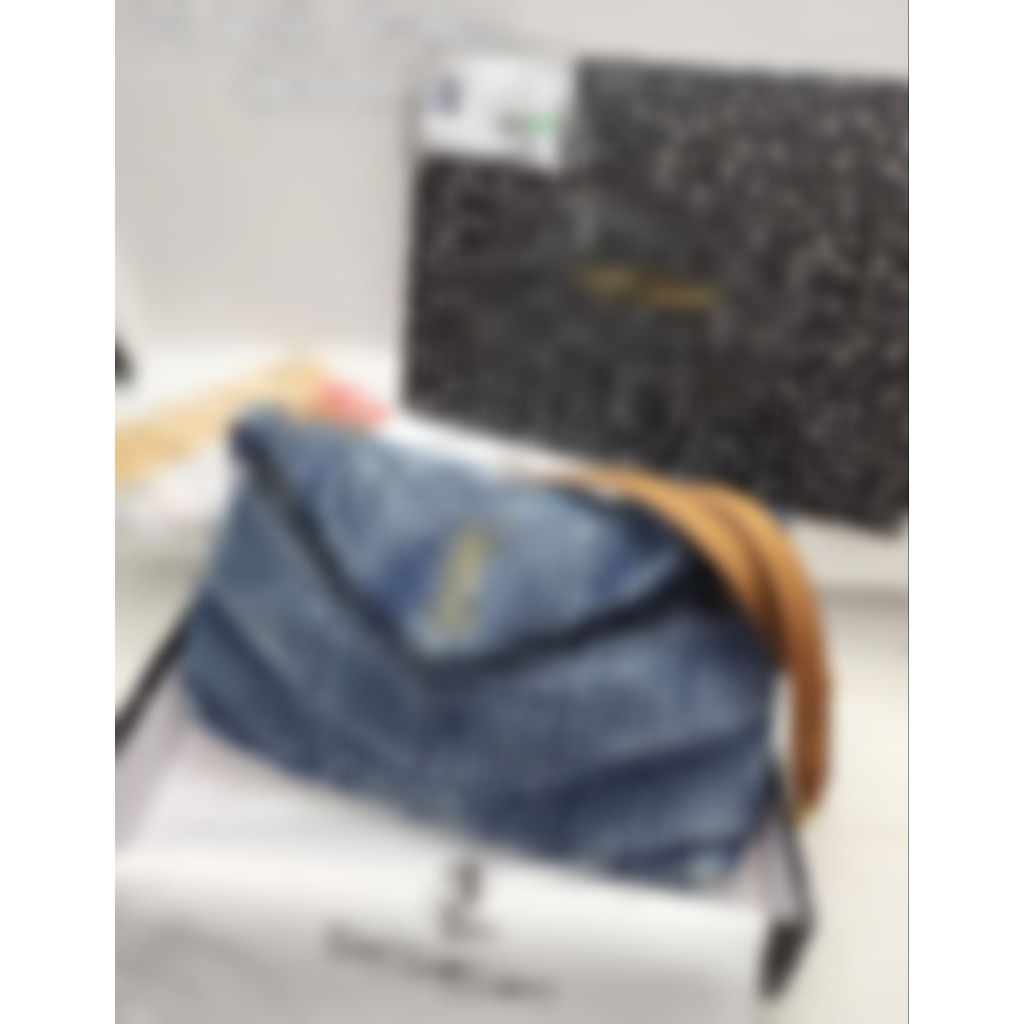 Tas Wanita Selempang Denim Premium Uk35cm Ada Nomor Serinya Fakebill Sarungtas (Free Box) || Tas Sel