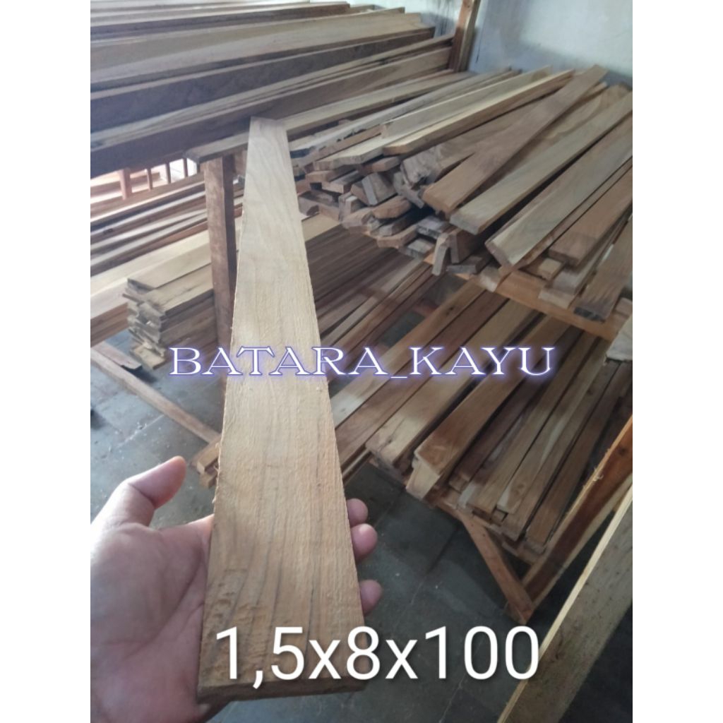 papan tipisan kayu jati