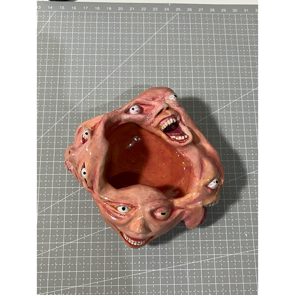 ashtray from clay / asbak clay karakter