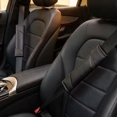 Otto Klasse Cover Seat Belt Car Set 2 Pcs Sarung Seat Belt Mobil Hitam