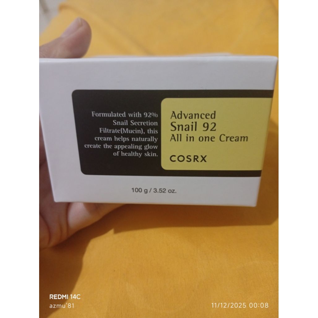 snail 92 All ni one cream cosrx