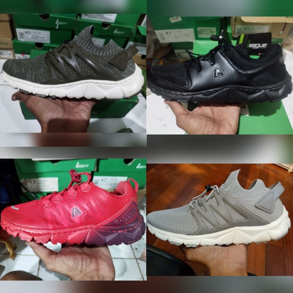 Sepatu League Kumo Craftedknit Kumo 1.5 Chi Original Sepatu Olahraga Jogging Lari Senam Pria Wanita