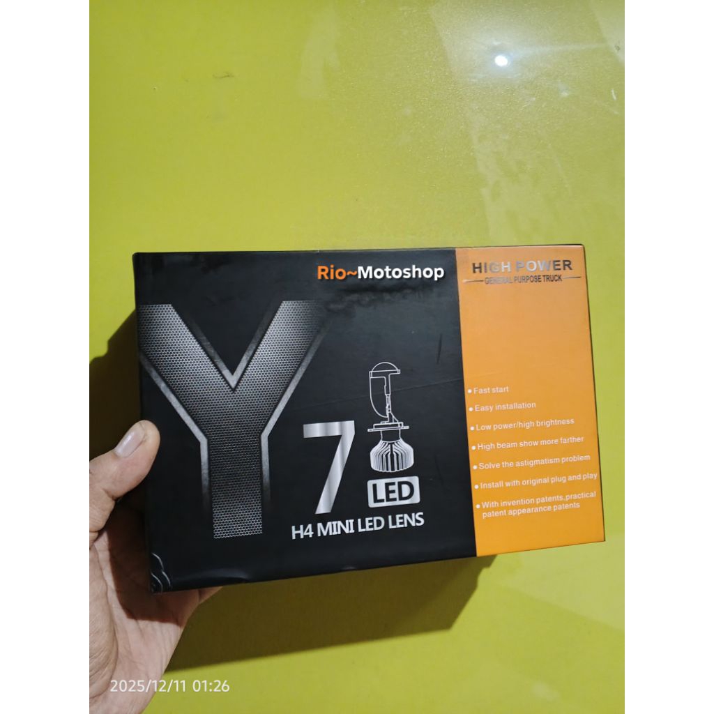 Lampu Biled H4 Mini Projie Super Terang