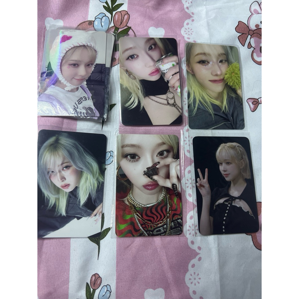 official photocard pc winter aespa minjeong hottrack girls drama everline my first page tc trading c
