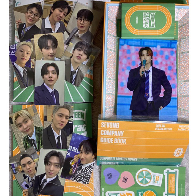 MEMORY BOOK CARATLAND SEVENTEEN 2025 OFFICIAL I SCOUPS JEONGHAN JOSHUA JUN HOSHI WONWOO WOOZI MINGHA