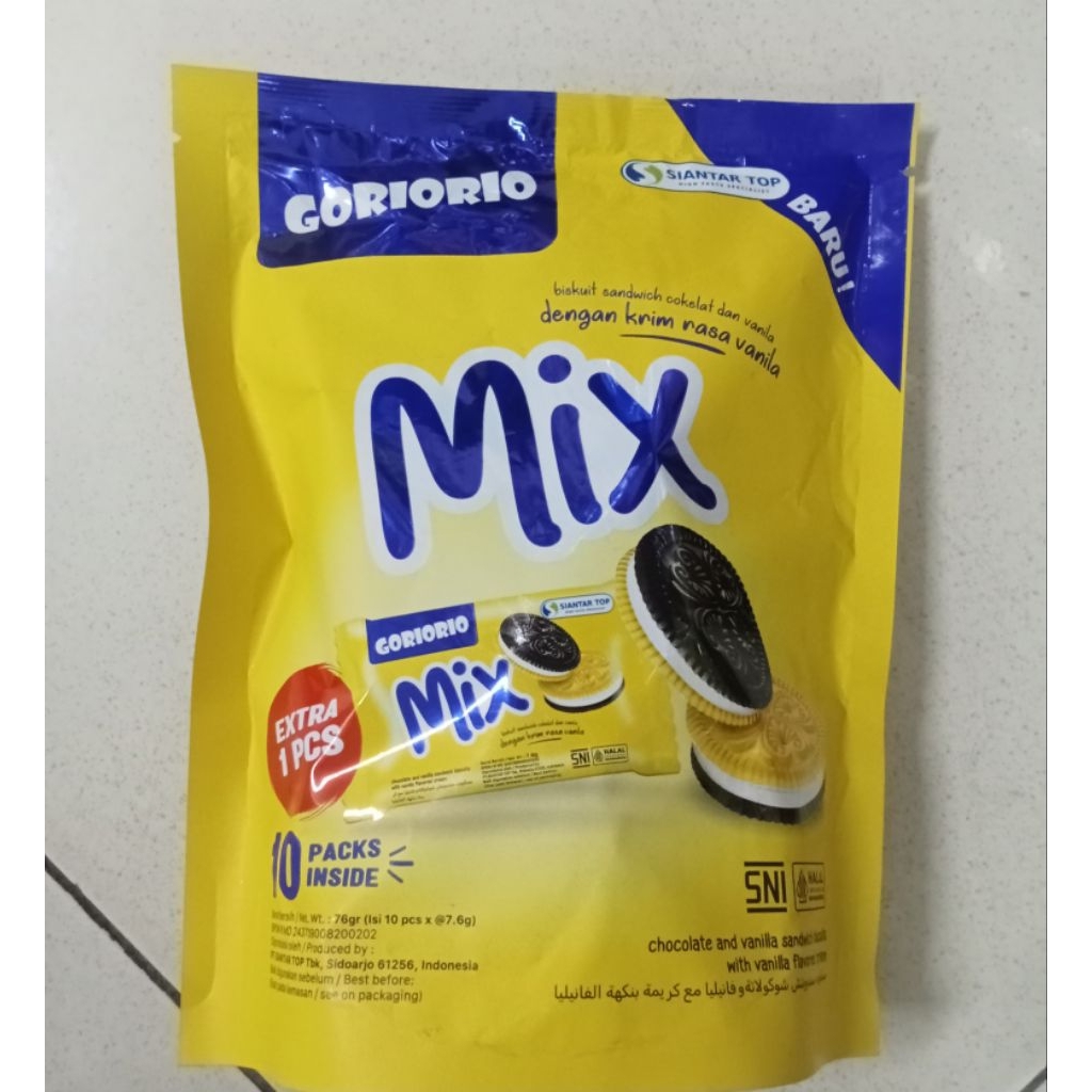 GORIORIO MIX 10X7,6 GR