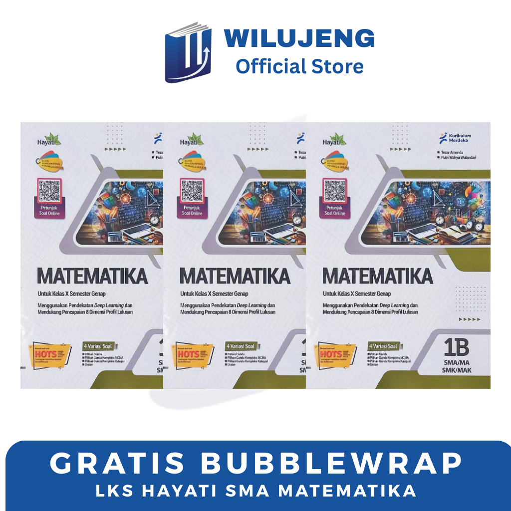 LKS Hayati Matematika Kelas 10 11 12 Semester Ganjil & Genap SMA MA SMK Grahadi Kurikulum Merdeka
