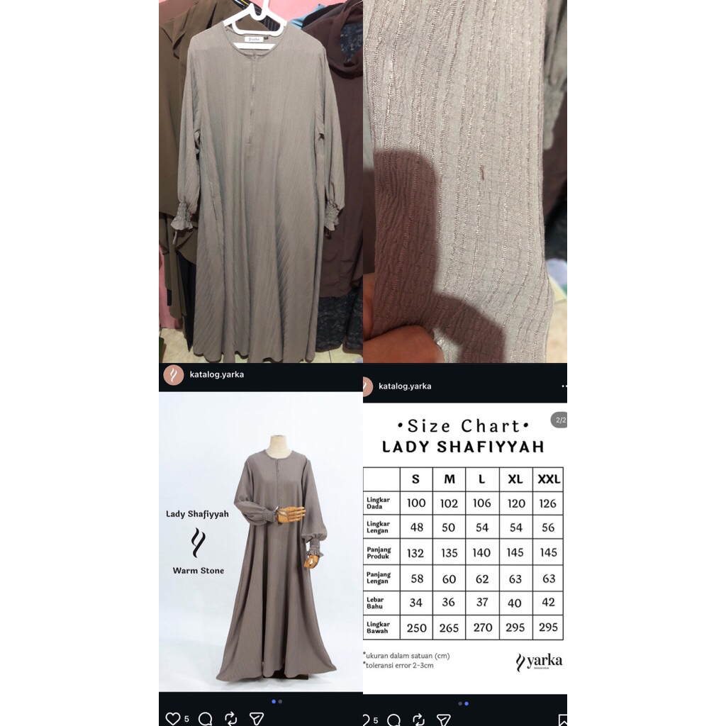 preloved yarka lady shafiyyah