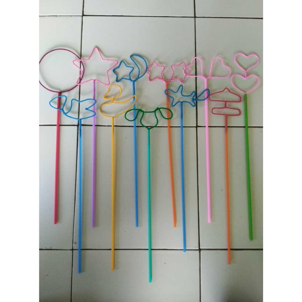 Stik Gagang Gelembung Sabun Mainan Anak Bentuk Karakter