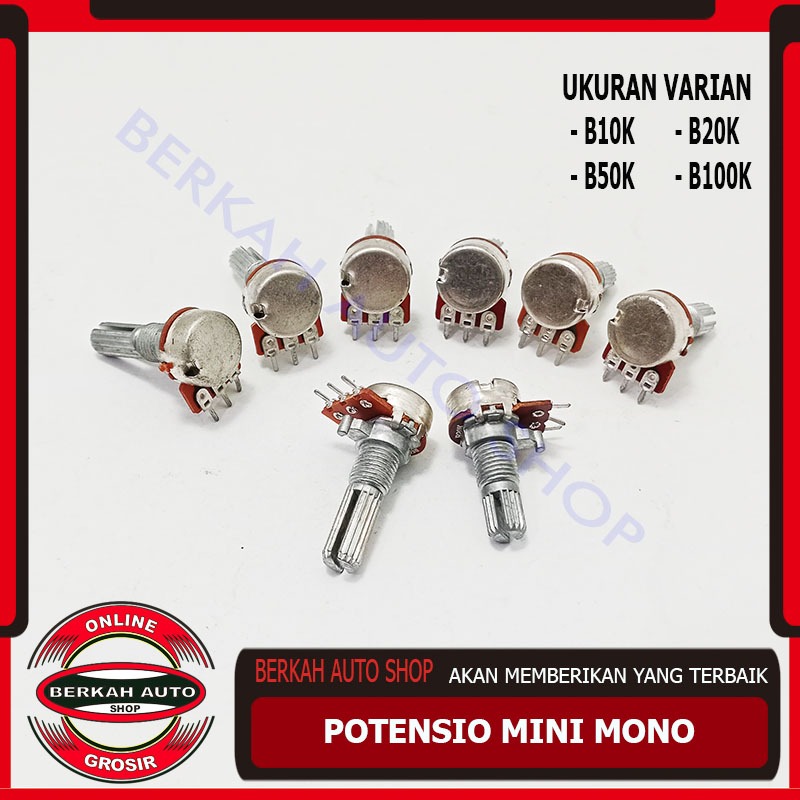 Potensio Mini 10k 20k 50k 100k Mono Bagus
