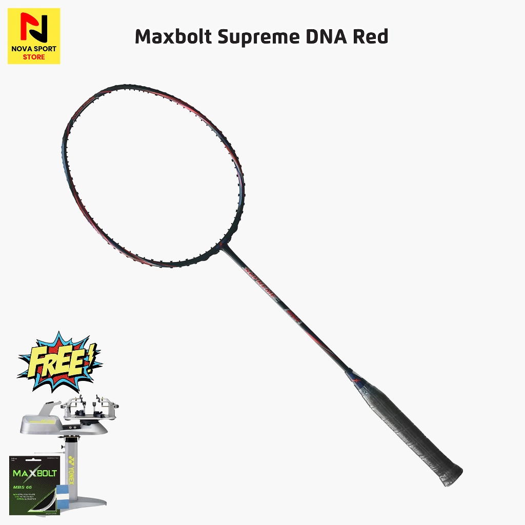 RAKET BADMINTON MAXBOLT SUPREME DNA