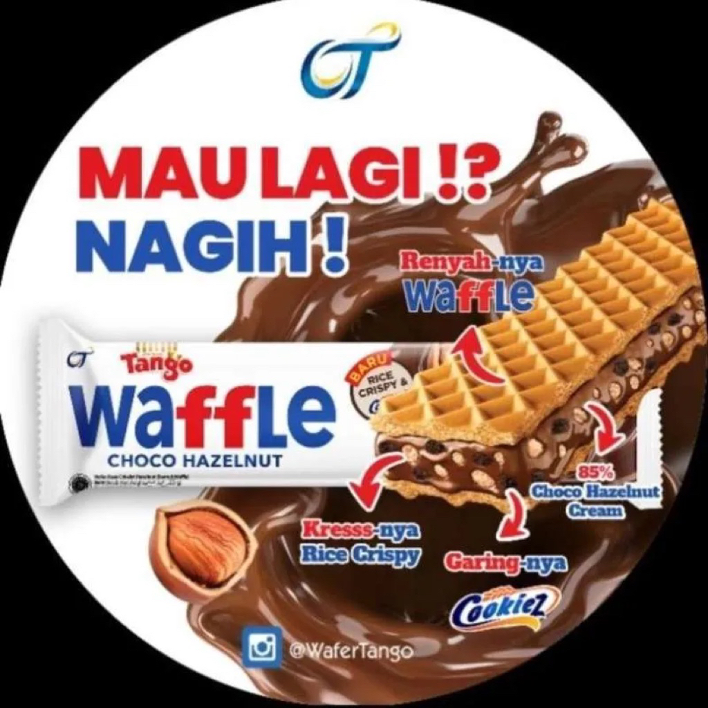 Tango Waffle Choco Hazelnut Pouch 180g