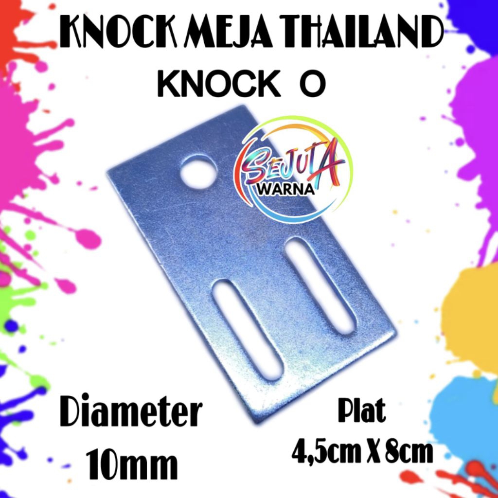 KNOCK THAILAND O 10MM REGISTER MEJA SABLON