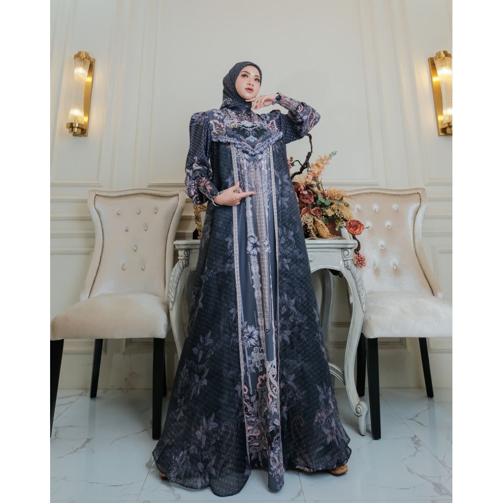 BISA COD  (RANIA  SERIES BY ALYA SYARI ORI PREMIUM GAMIS ALYA SYARI TERBARU