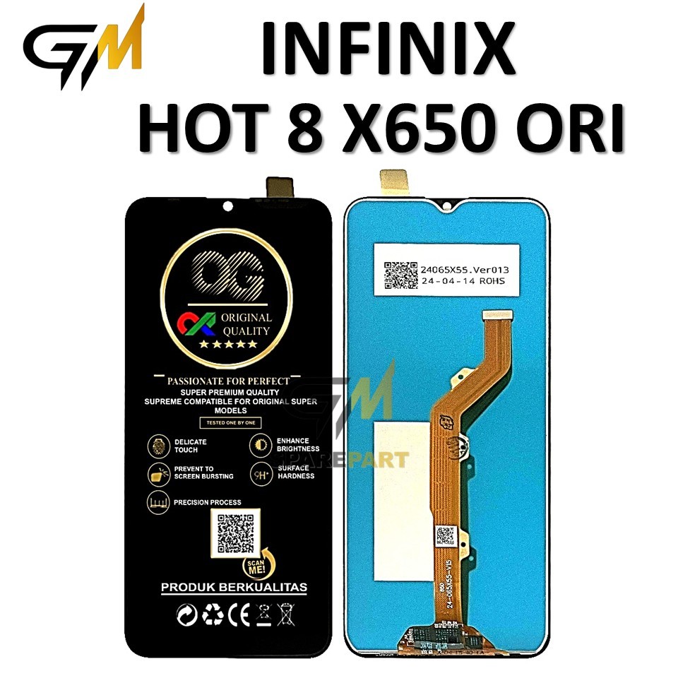 ￼LCD TOUCHSCREEN INFINIX HOT 8 X650 ORI