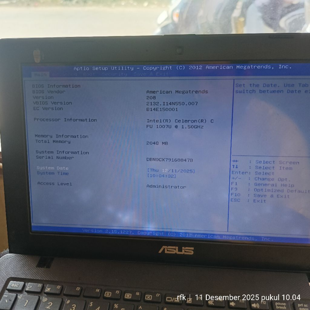 Motherboard Asus X200